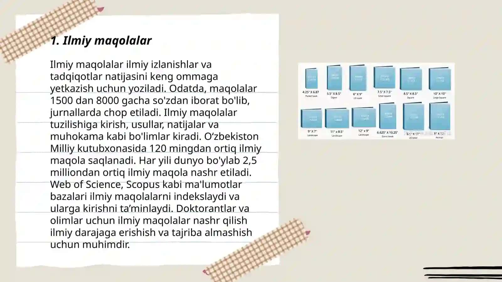 Tabiiy ilmiy fanlari adabiyotlari bibliografiyasi boʻyicha nashr turlari va xillari 3