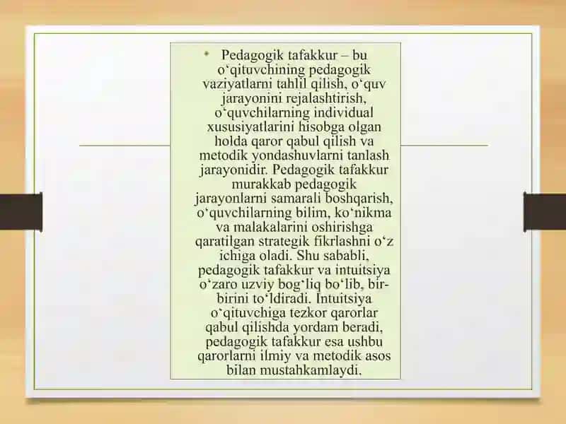 Intuitsiya va pedagogik tafakkur 3
