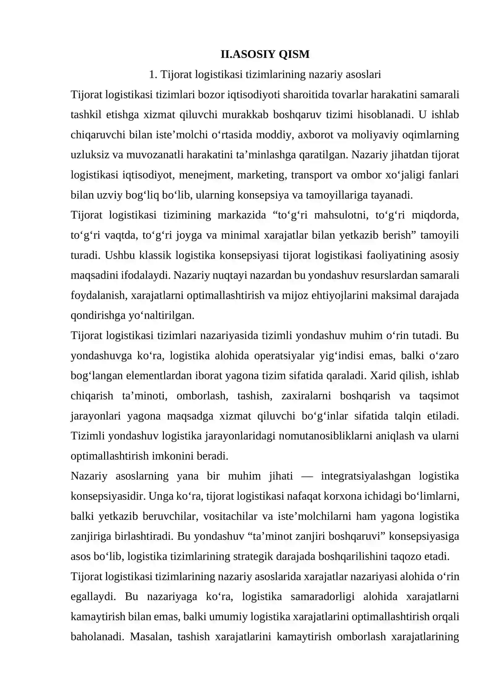 TIJORAT VA SERVIS LOGISTIKASI TIZIMLARI 3
