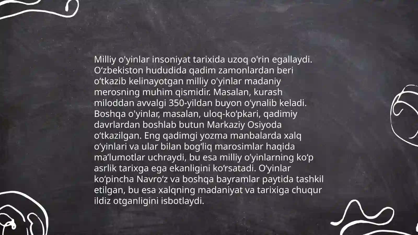 Milliy va harakatli o'yinlar orqali sport o'yinlari elementalrini o'rganish 3
