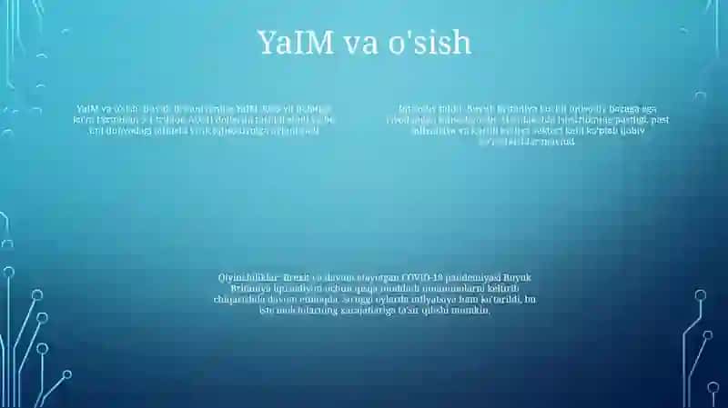 Buyuk Britaniyaning Iqtisodiy Tahlili 3