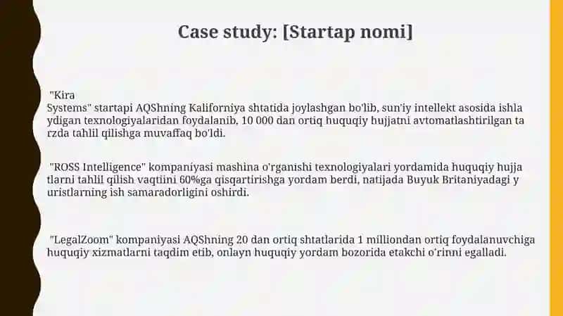 Legal Tech startuplari va ularning muvaffaqiyat tarixlari 3