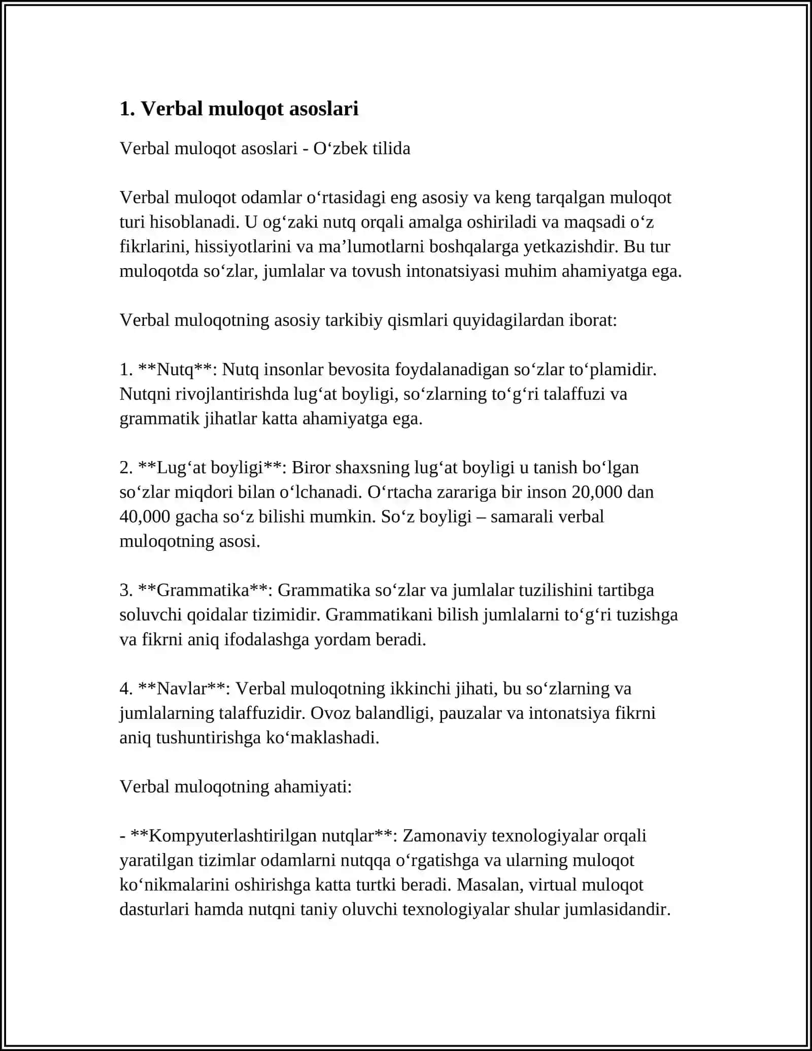 PATSIENT BILAN VERBAL VA NOVERBAL MULOQOT KOʻNIKMALARI 3
