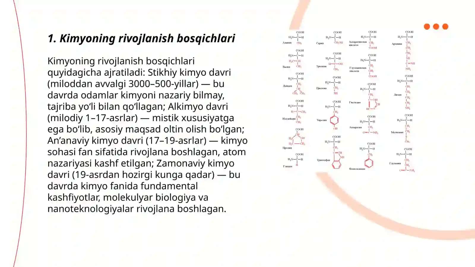 Kimyoning asosiy qonunlarini kashf qilinish tarixi 3