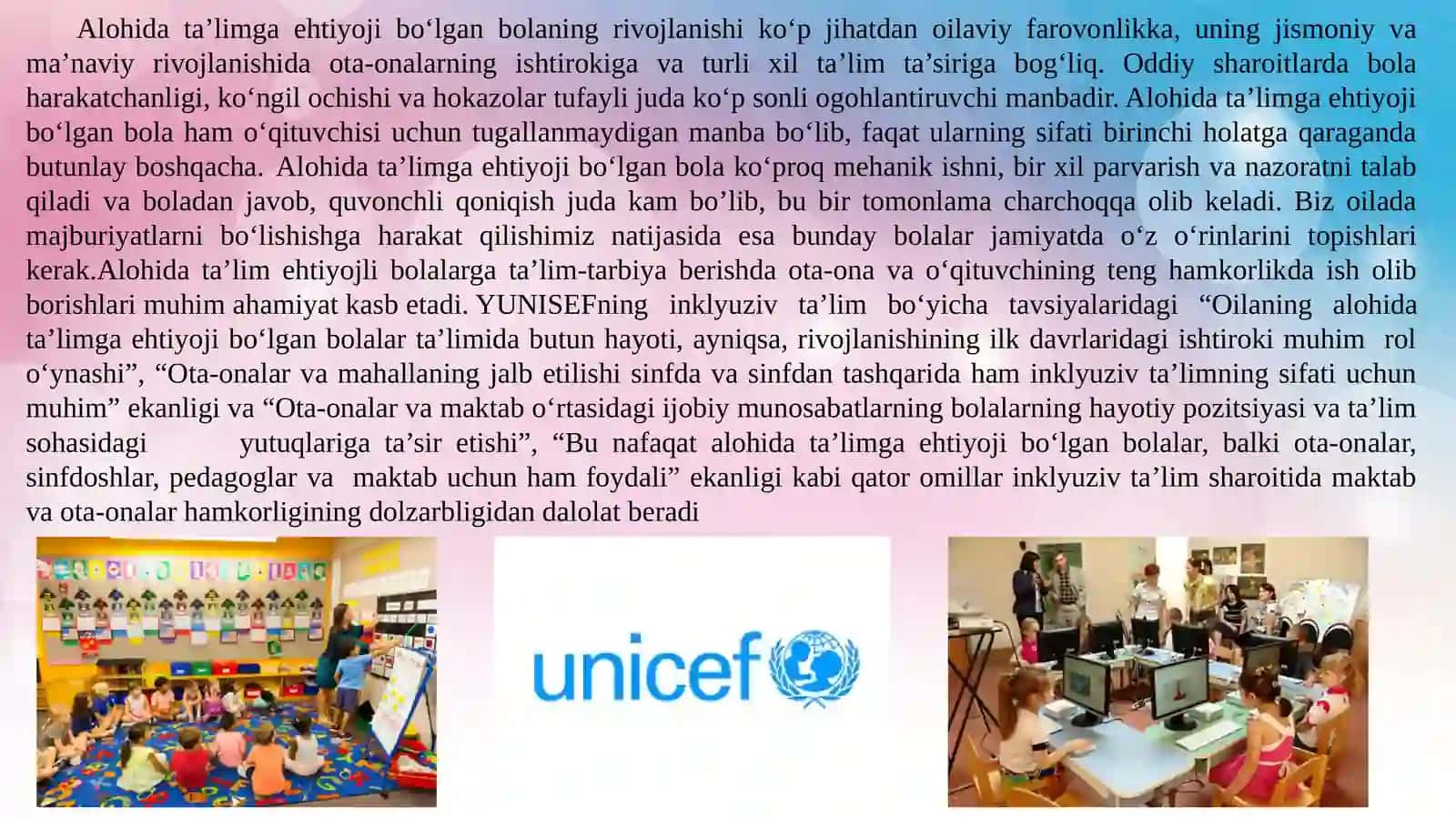 Shifoxonada uzoq muddatli davolanayotgan bolalar uchun ta’limiy muhitni yaratishning o‘ziga xos xususiyatlari 3