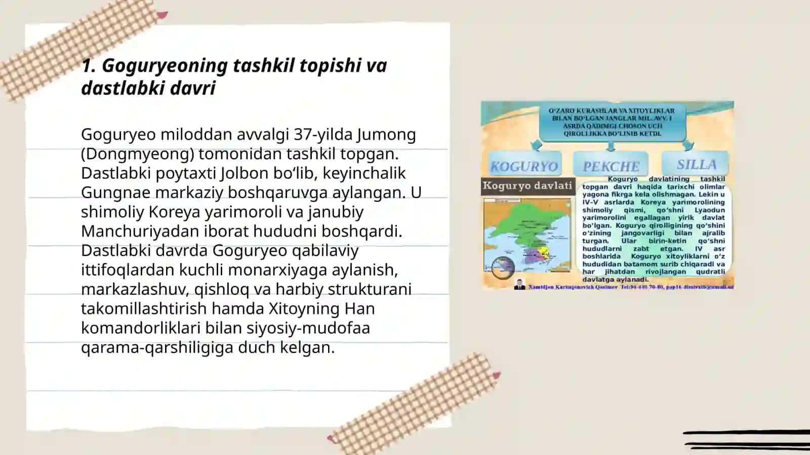 Koreya tarixidagi 3 qirollik 3