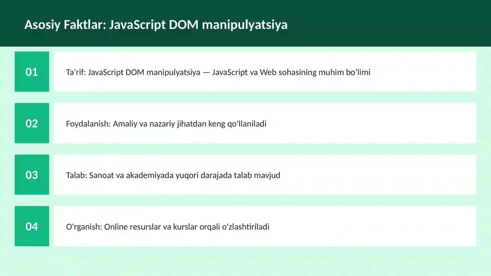JavaScript DOM manipulyatsiya 3