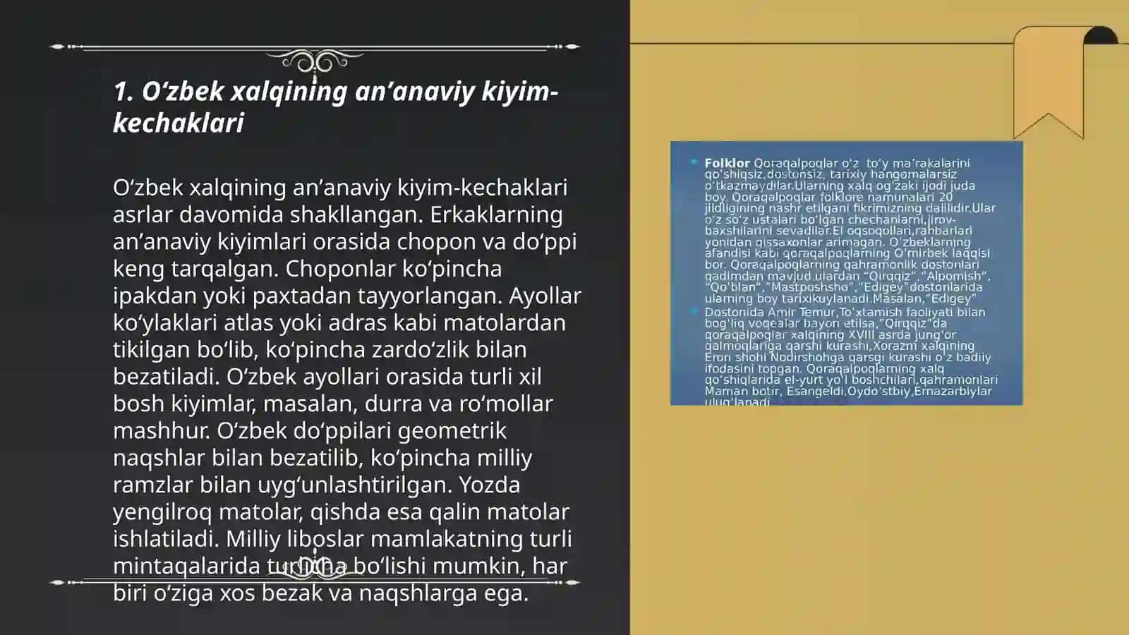 Oʻzbek xalqining etnografiyasi 3