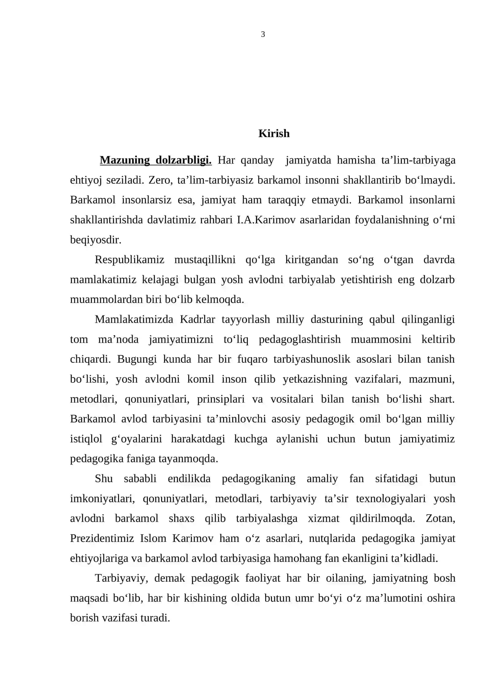 ISLOM KARIMOV ASARLARI MUSTAQIL O’ZBEKISTONNING ILMIY NAZARIY USLUBITY ASOSLARI 3