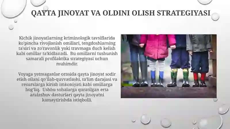 Voyaga etmaganlar jinoyatchiligining kriminologik tavsifi 3