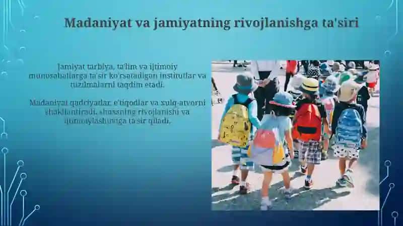 Shaxsning rivojlanishi, tarbiyasi va ijtimoiylashuvi 3