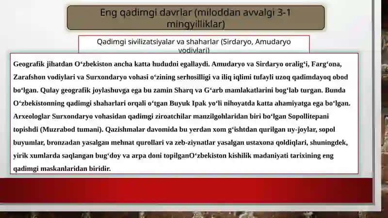 O’zbekiston  davlatchilik tarixi 3
