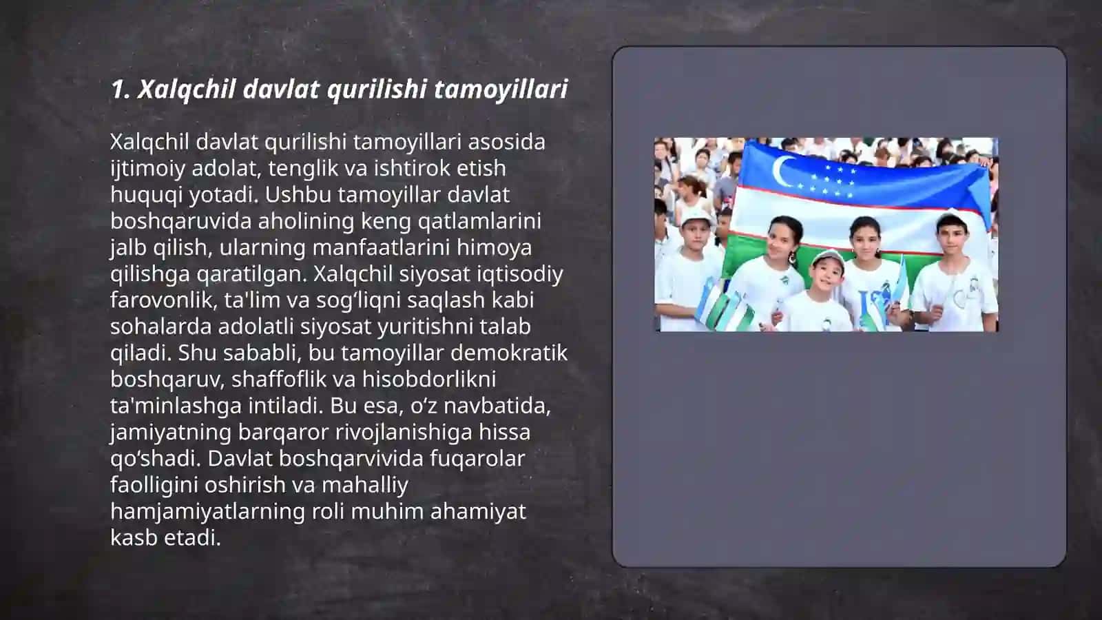 Xalqchil davlat qurilishi tamoyillari 3