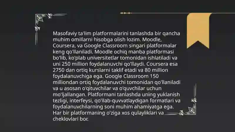 Masofaviy ta'limni tashkilash va boshqarish tizimlari 3