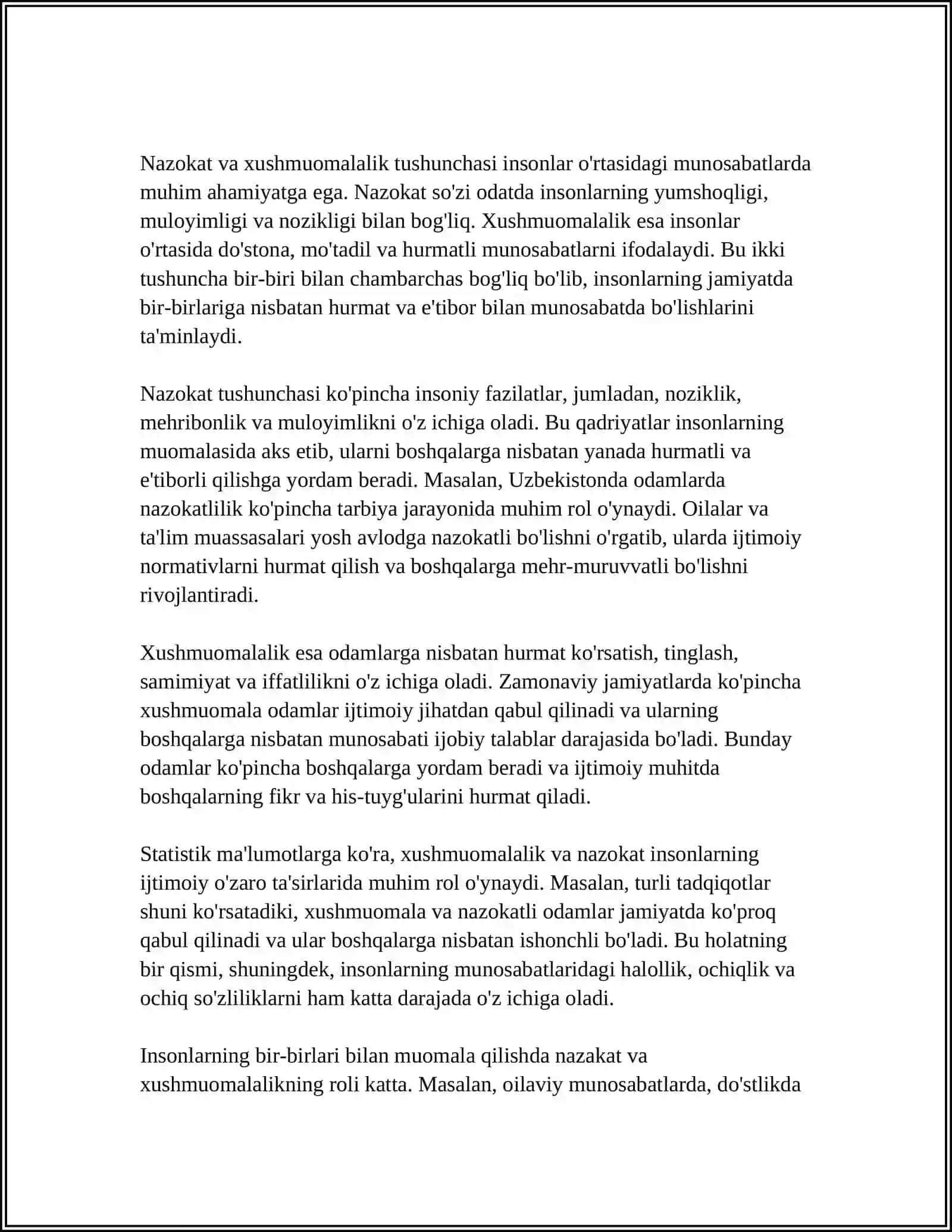 PEDAGOGIK NAZOKAT VA XUSHMUOMALALIK KASBIY PEDAGOGIK DILKASHLIKNING O'QITUVCHI XULQ ATVORIDA SHAKLLANISHI 3