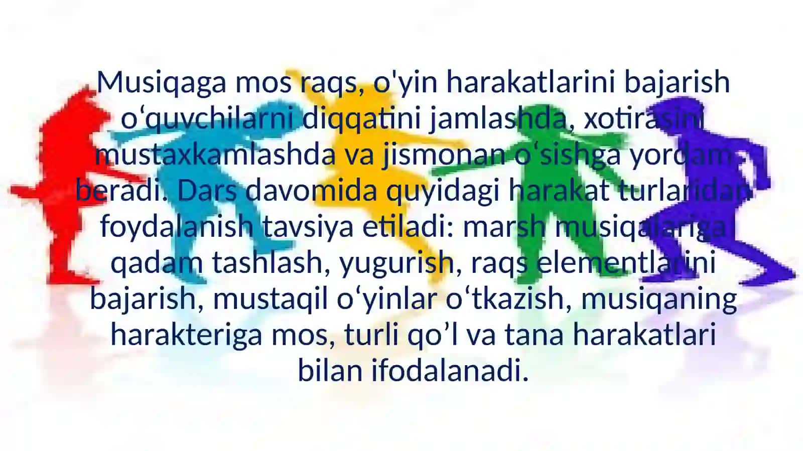 Musiqadarslarida Musiqaviy ritmik harakat faoliyati 3