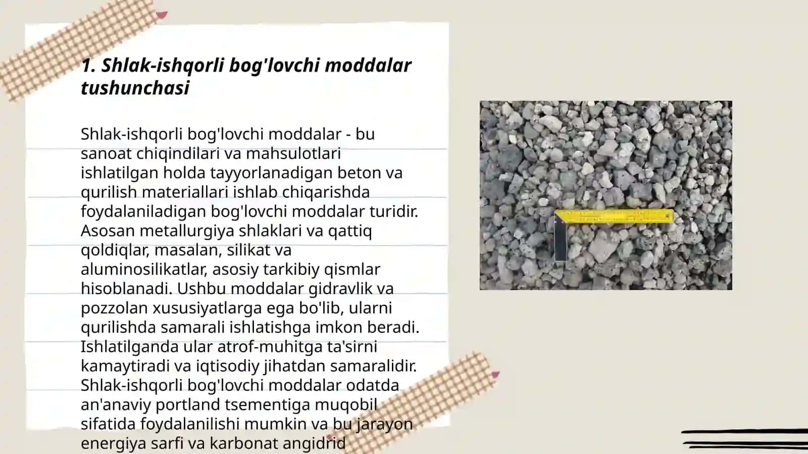 Shlak-ishqorli bog'lovchi moddalarning turlari 3