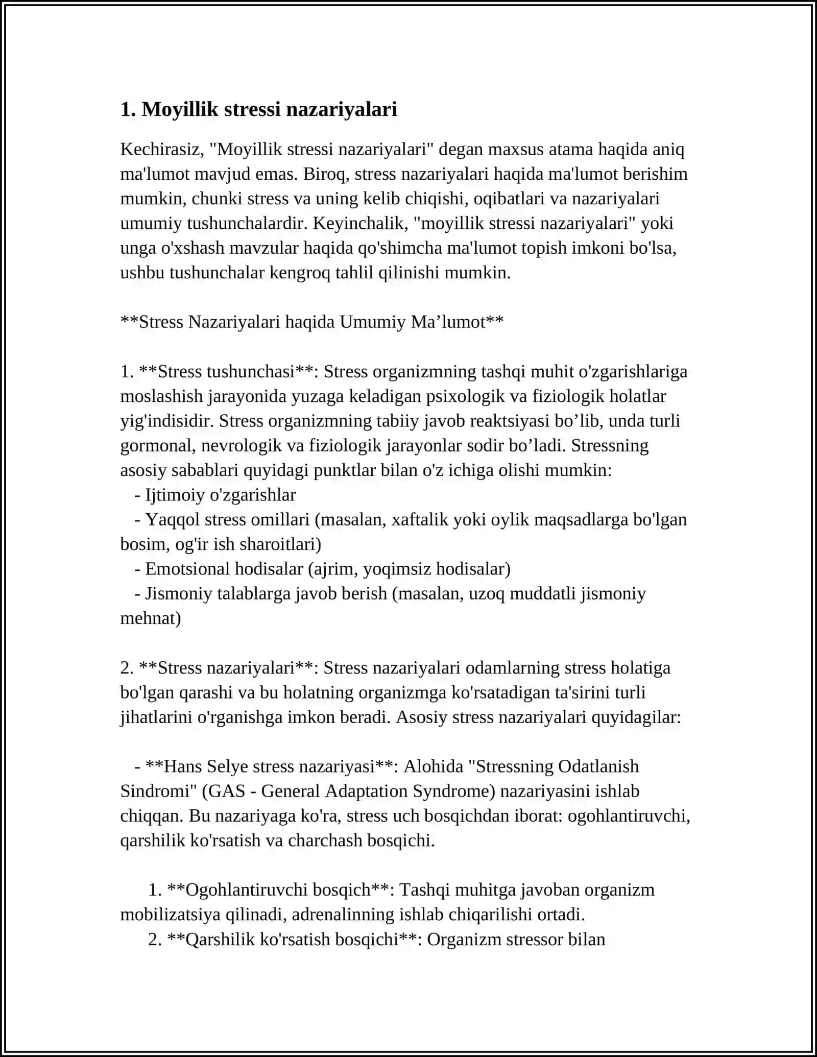 OILAVIY STRESS Referat 3