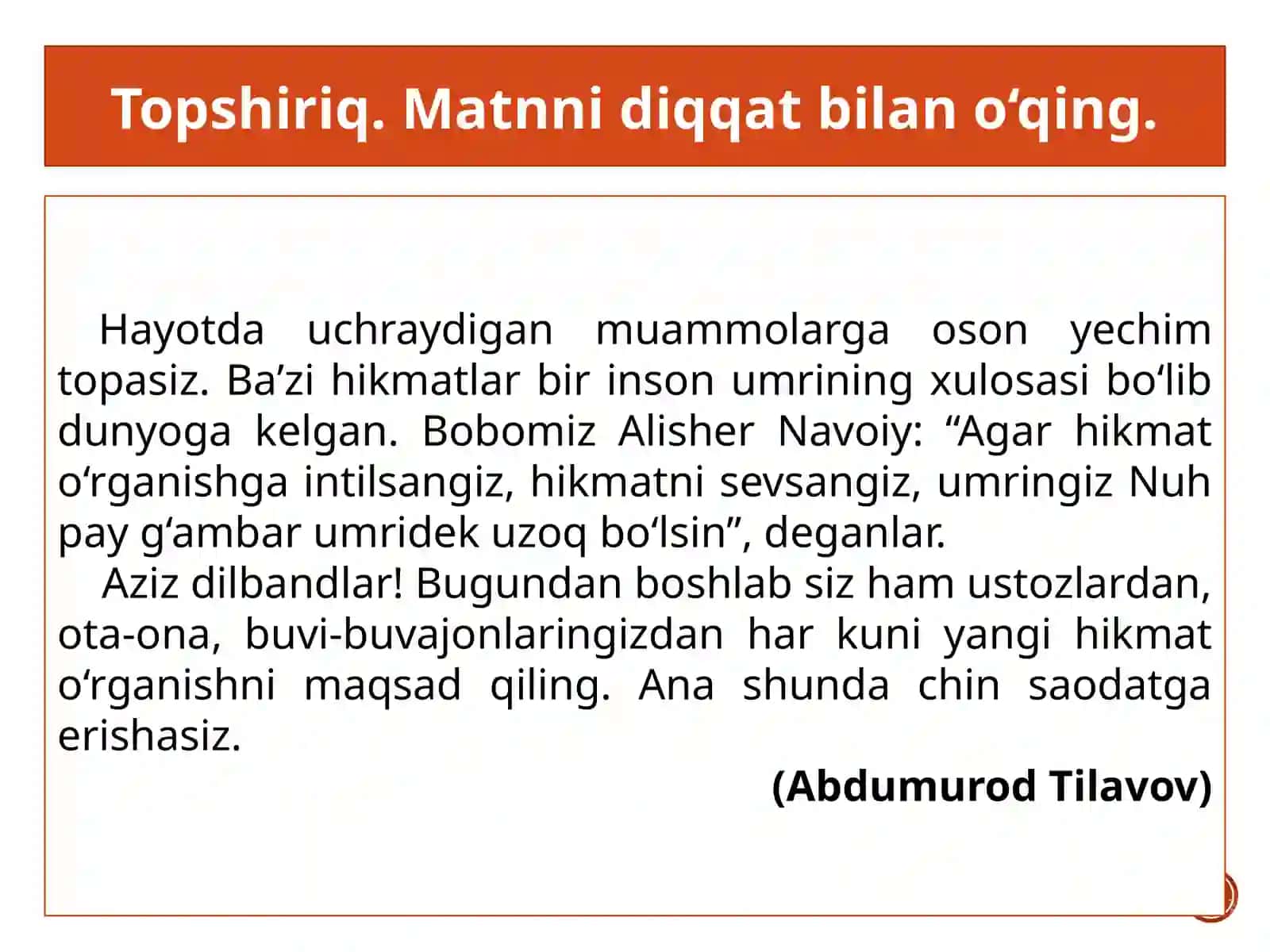 Hikmatliso'zlar 3