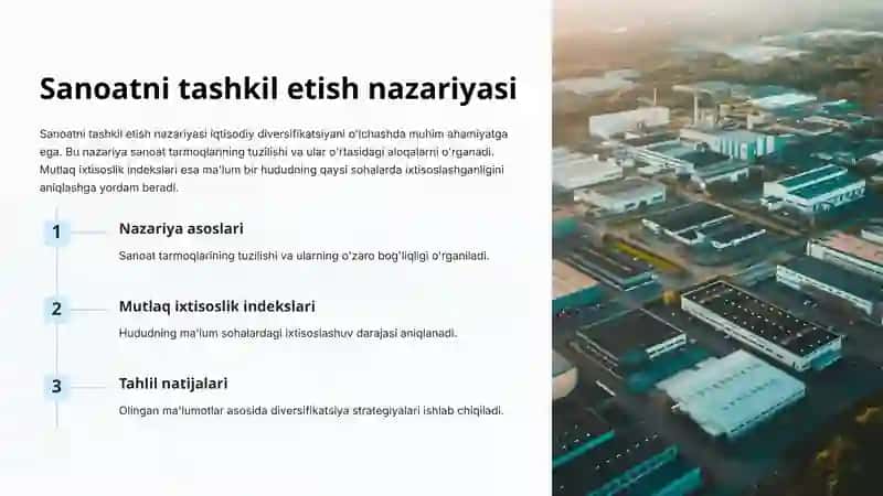 Iqtisodiy diversifikatsiyani o'lchash va maqbul siyosatni tanlash 3