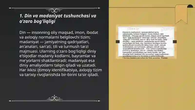 Din va madaniyat 3