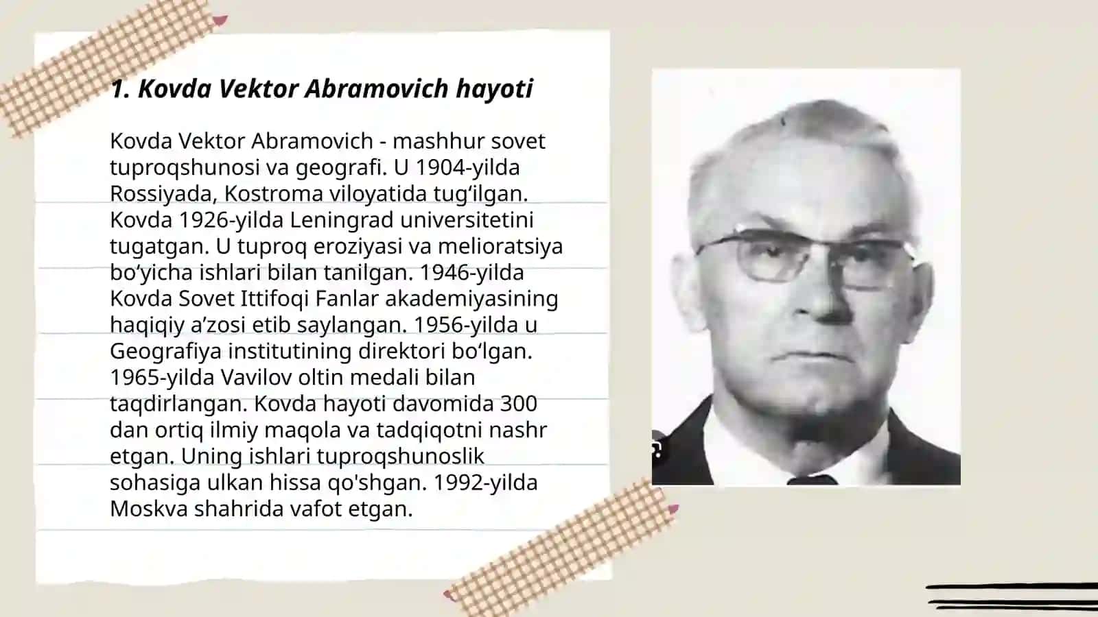 Kovda Vektor Abramovich 3