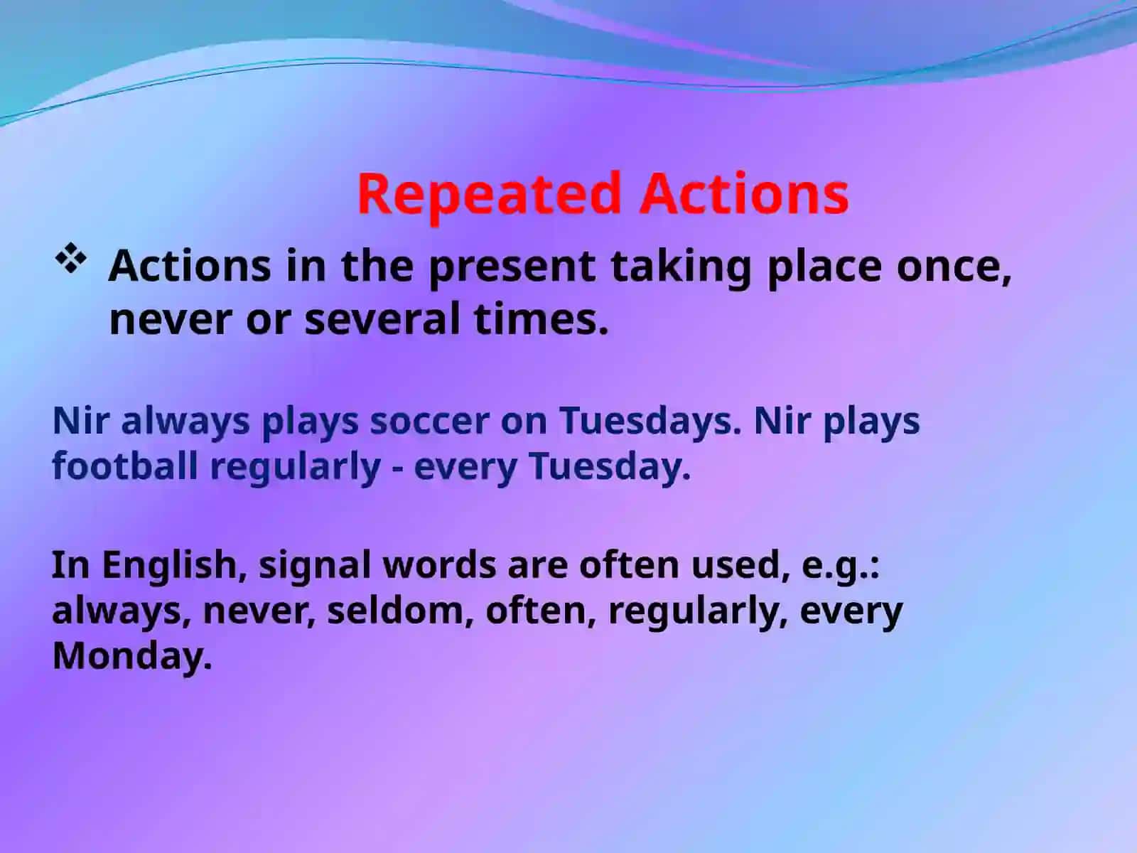 Present Simple Tense 3