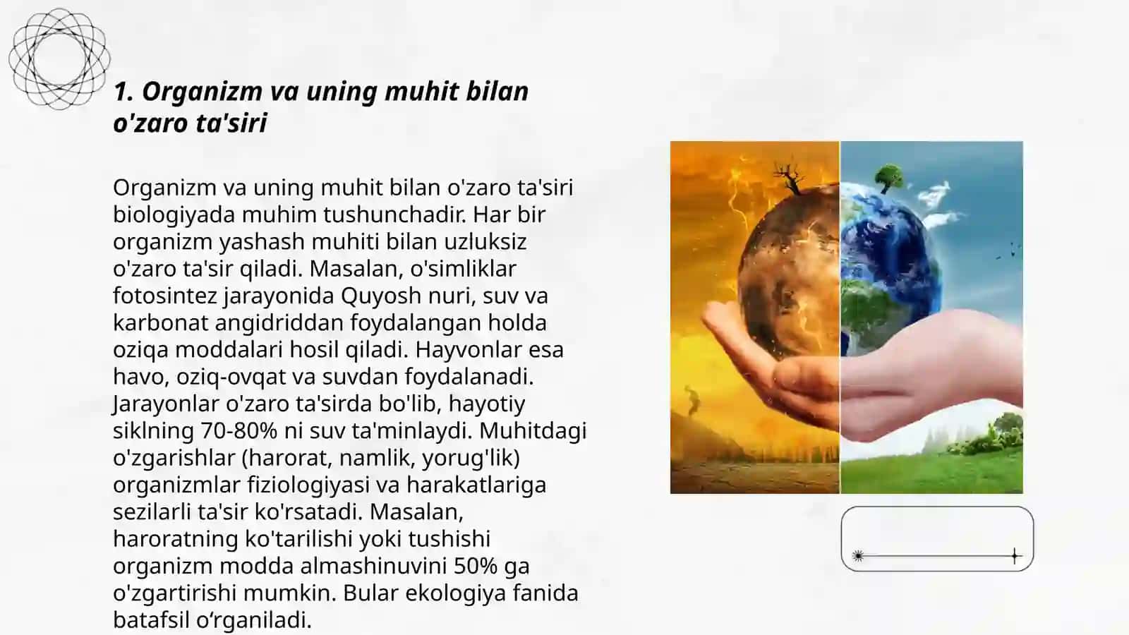 Organizm va muhit 3