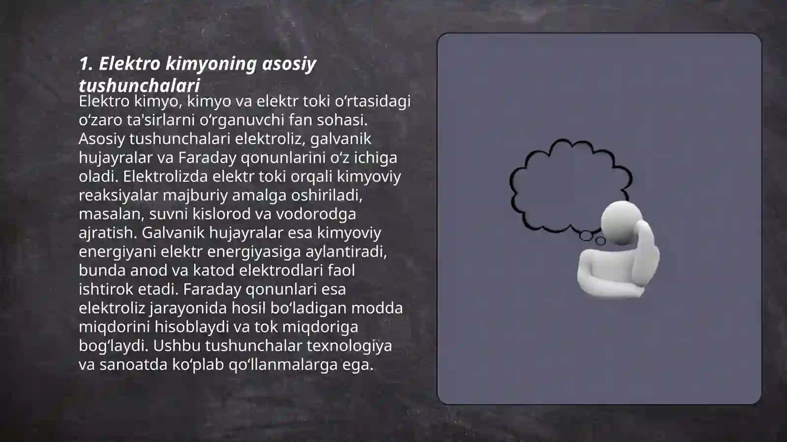 Elektro kimyo, Tibbiyotda elektro diagnostikani asosi 3