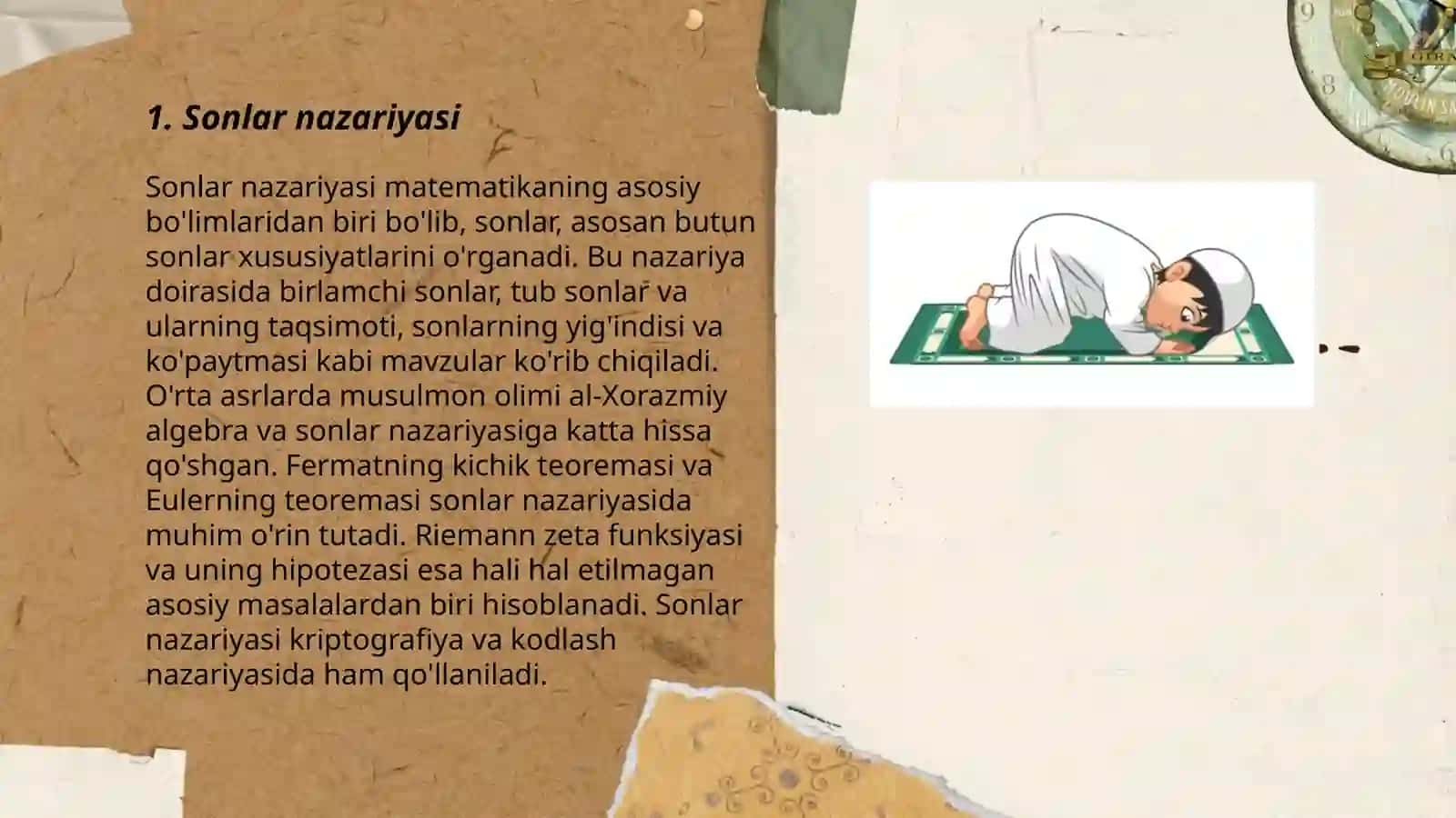 Sonlar nazariyasi 3