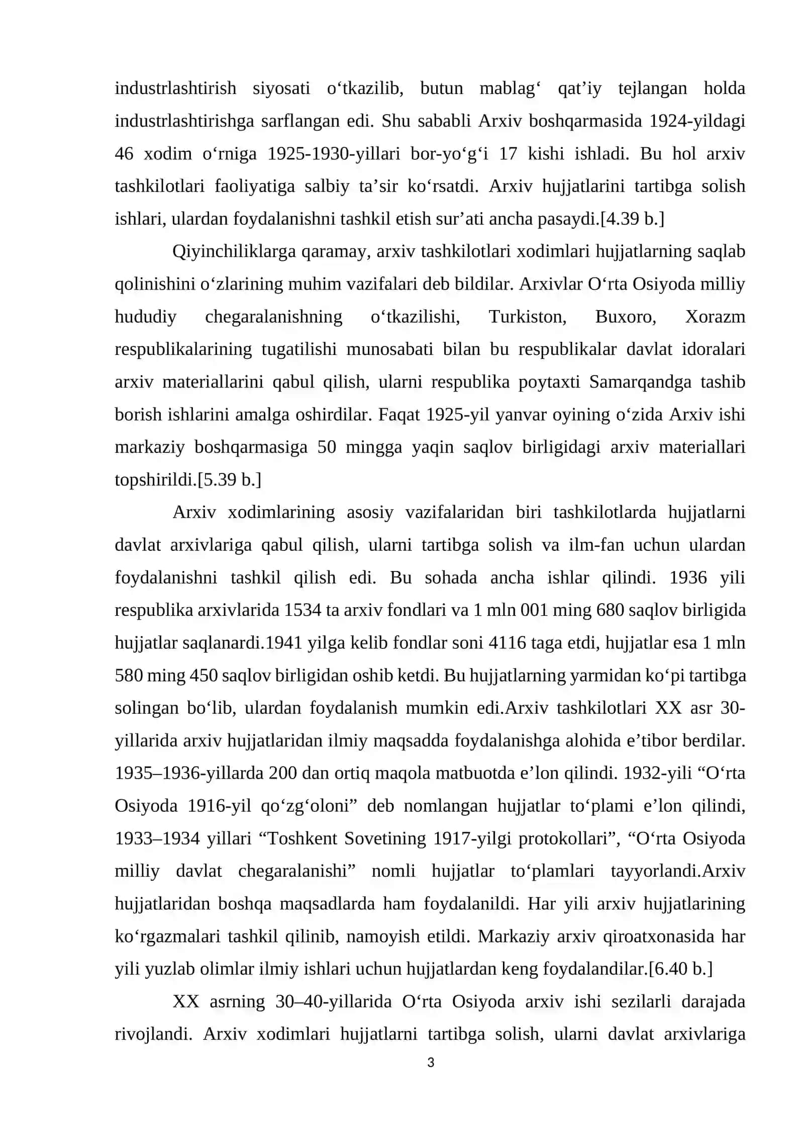 ROSSIYA IMPERIYASI VA SOVET HOKIMIYATI YILLARIDA O‘RTA OSIYODA ARXIV ISHI 3