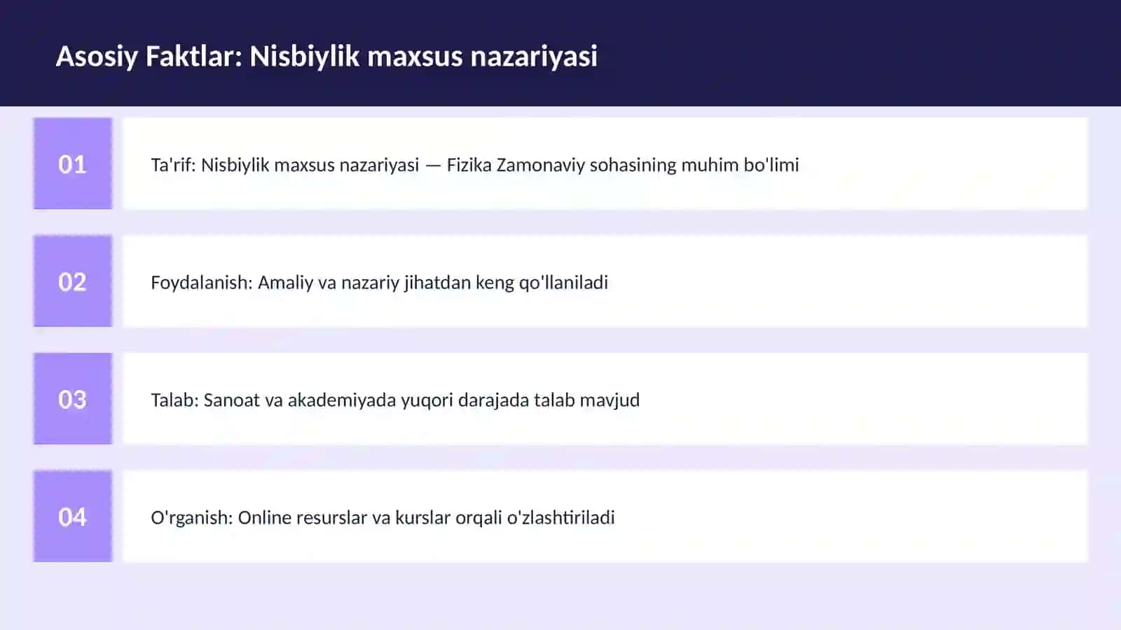Nisbiylik maxsus nazariyasi 3