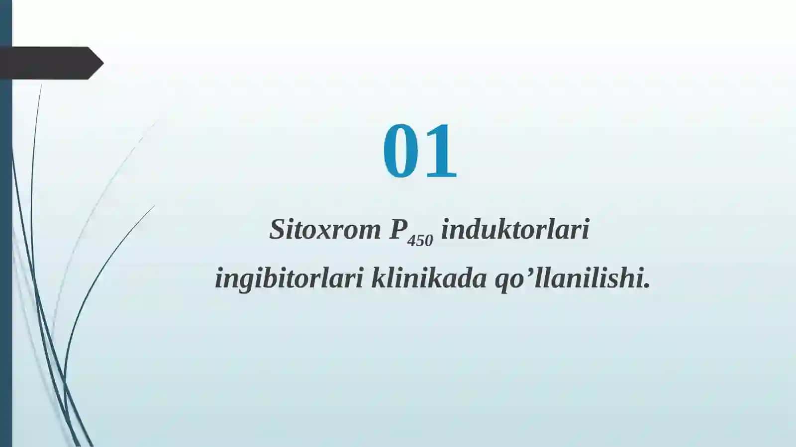 Sitoxrom P450 induktorlari va ingibitorlari klinikada qo’llanilishi. Sitoxrom P450 genipolimorfizmi, davolashning personifikatsiya asoslari. Etanol metobolizmi. ALDG fermentining izoformalari 3