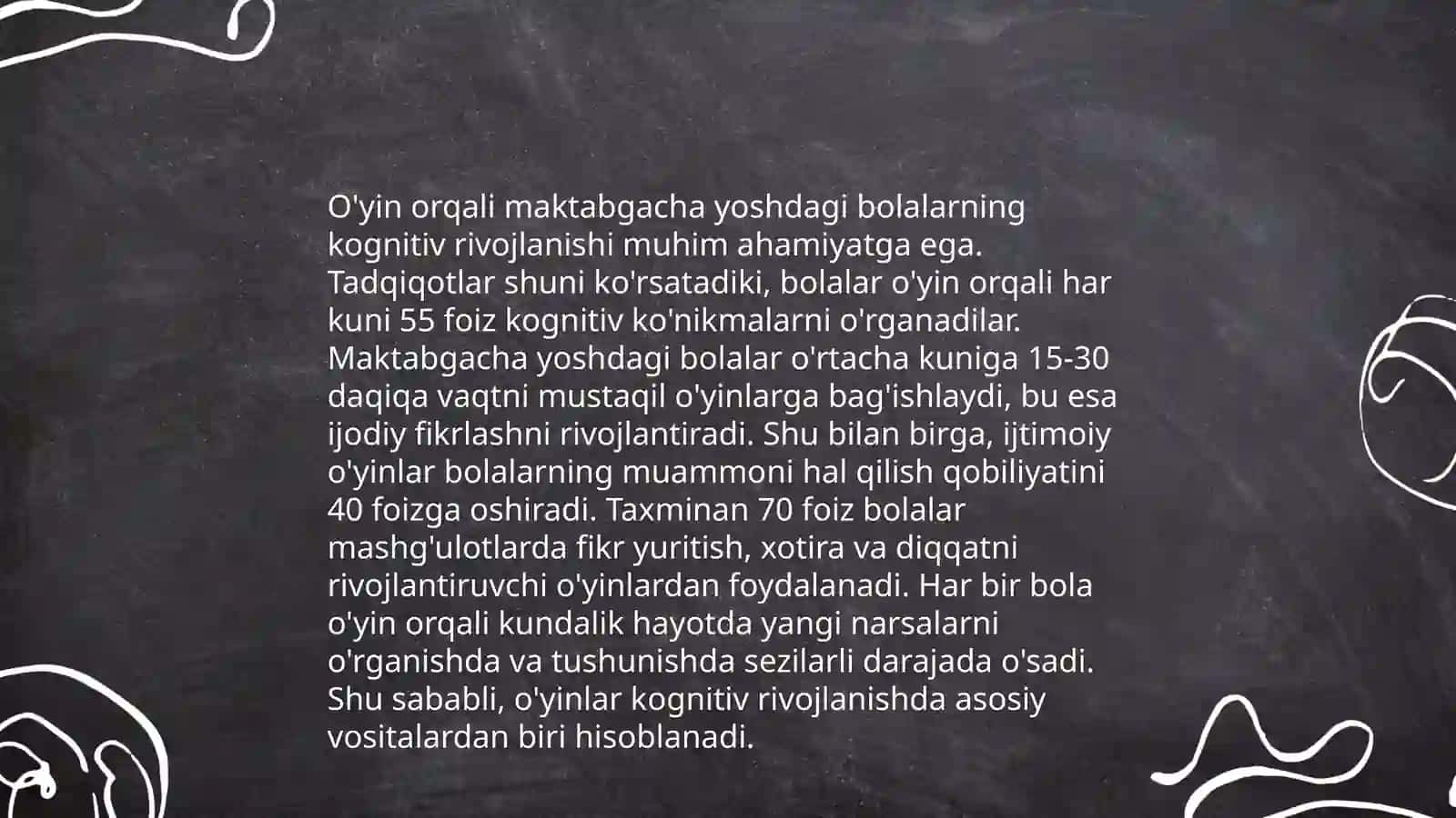 Maktabgacha yoshdagi bolaning rivojlanishida o'yining ro'li 3