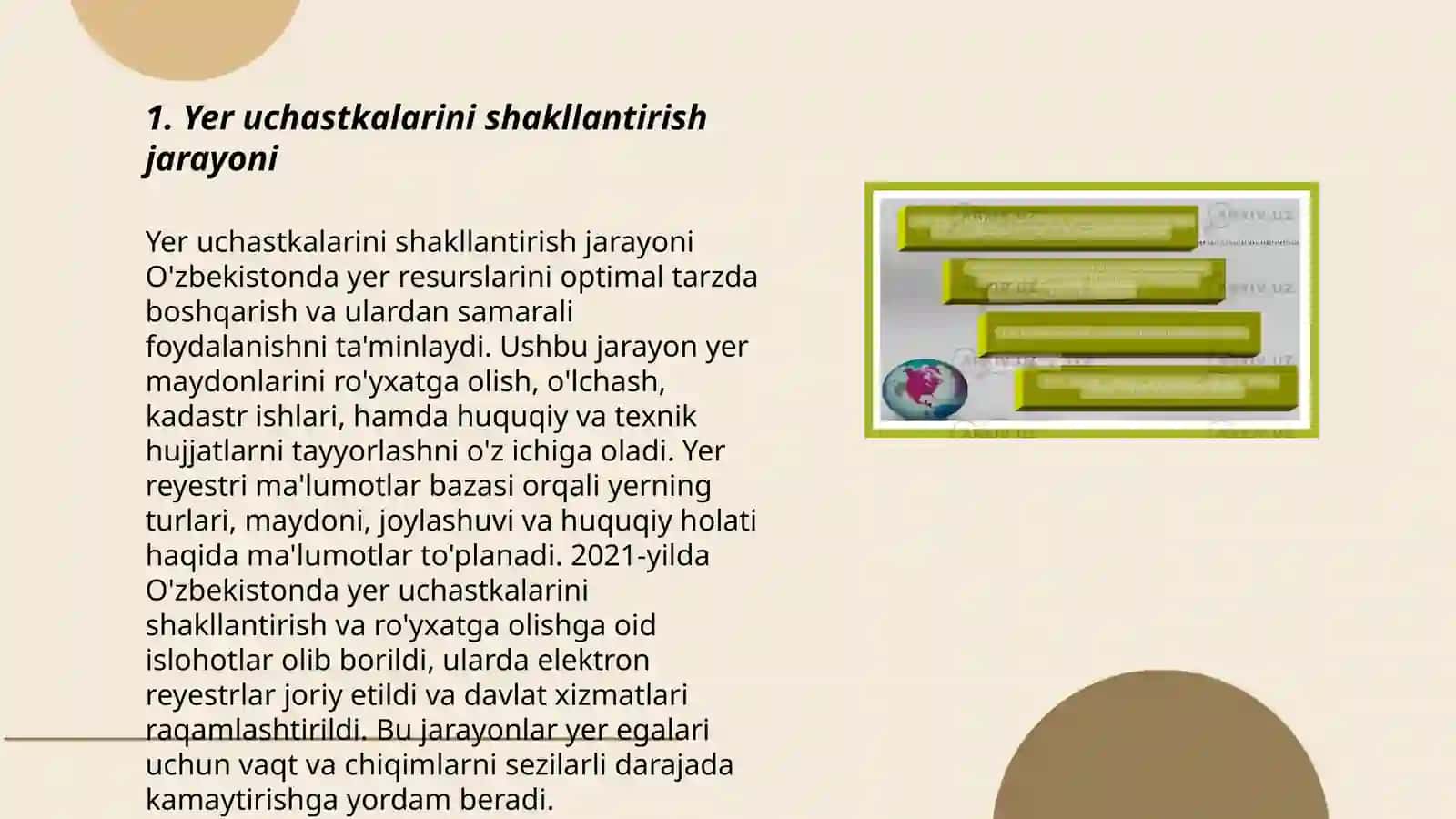 Yer uchastkalarini shakllantirish 3