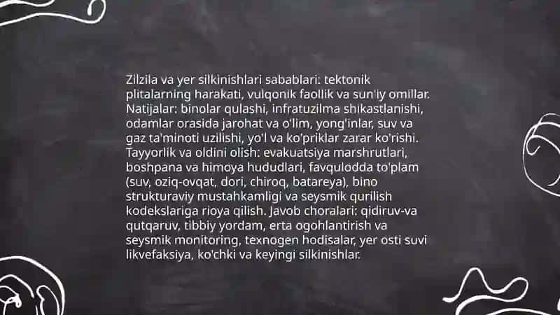 Tabiiy, texnogen, ekologik va ijtimoiy tusdagi favqulotda vaziyatlar 3
