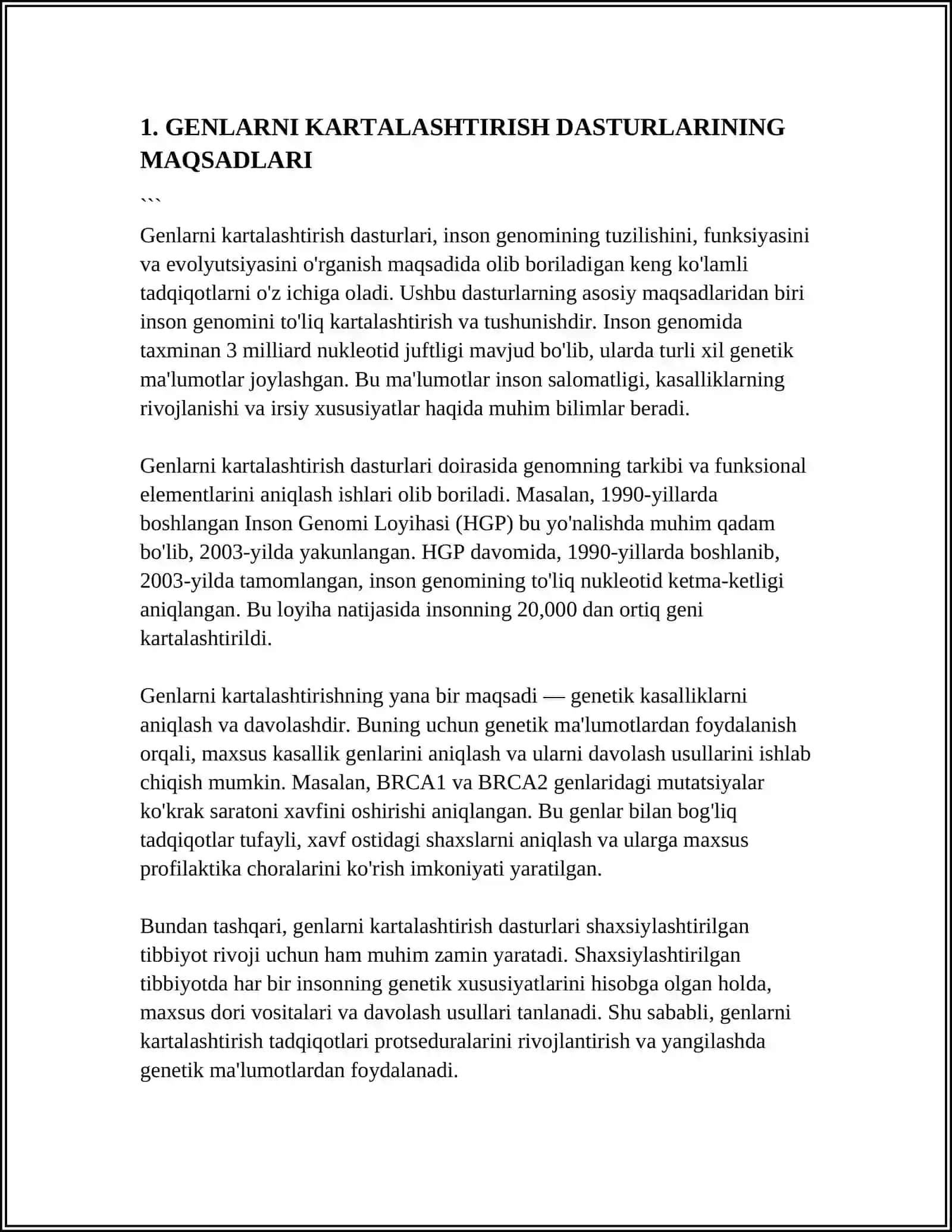 GENLARNI KARTALASHTIRISH DASTURLARI 3