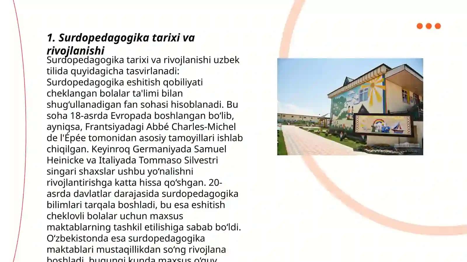 Maktabgacha ta'lim tizimida Surdopedagogikaning tutgan o'rni va yutuqlari 3