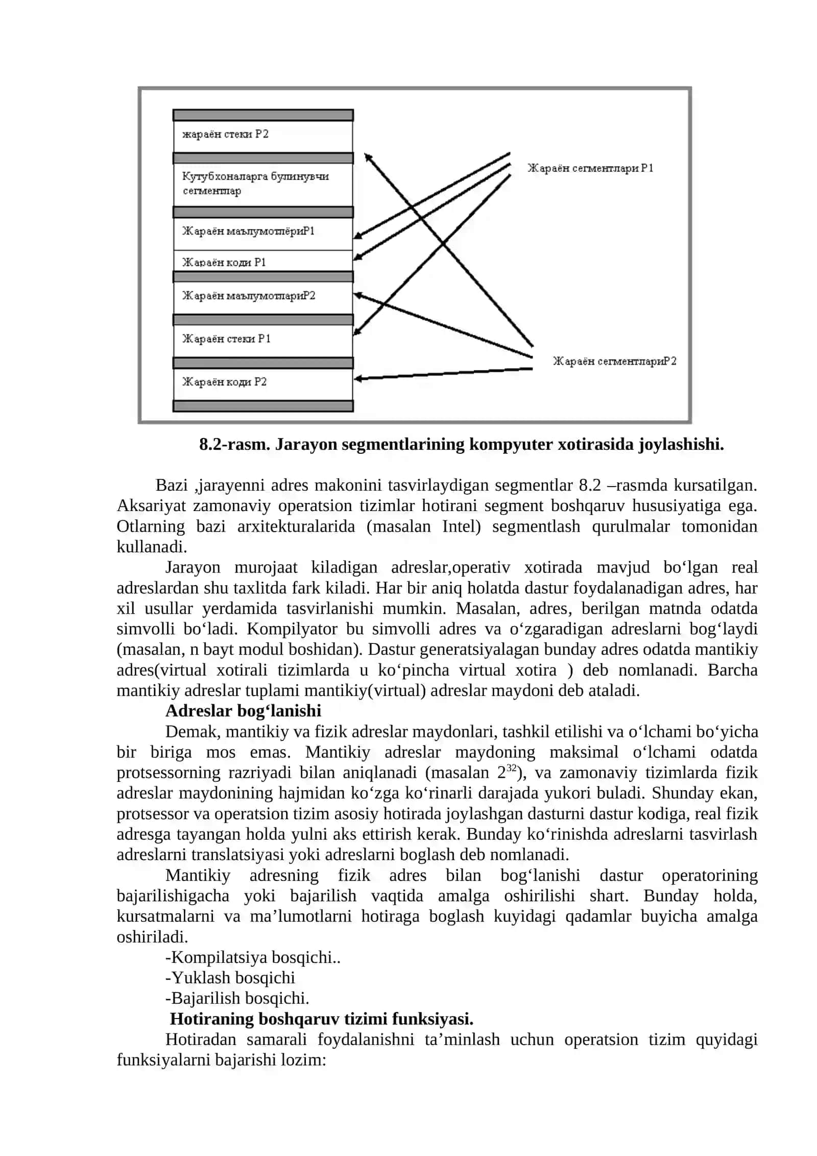 Mavzu. Operatsion tizimlarda jarayonlar va oqimlar (threads) 3