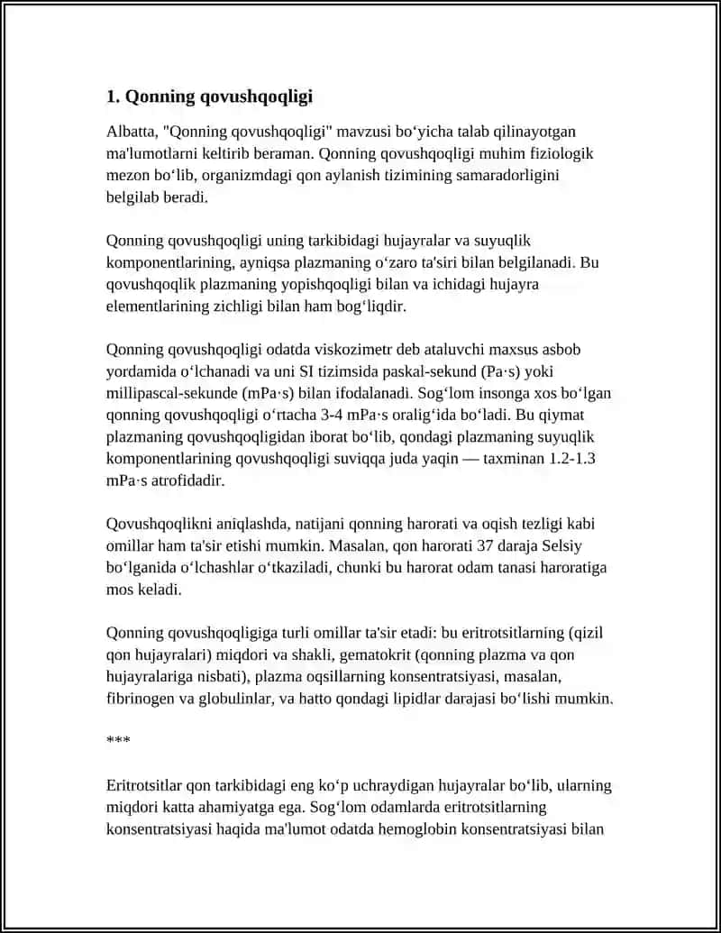 BIOLOGIK SUYUQLIKLARNING QOVUSHQOQLIGI TIBBIYOTDA QUVUSHQOQLARNI AHAMYATI 3