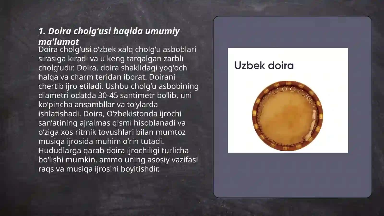 Doira cholgʻularimiz 3