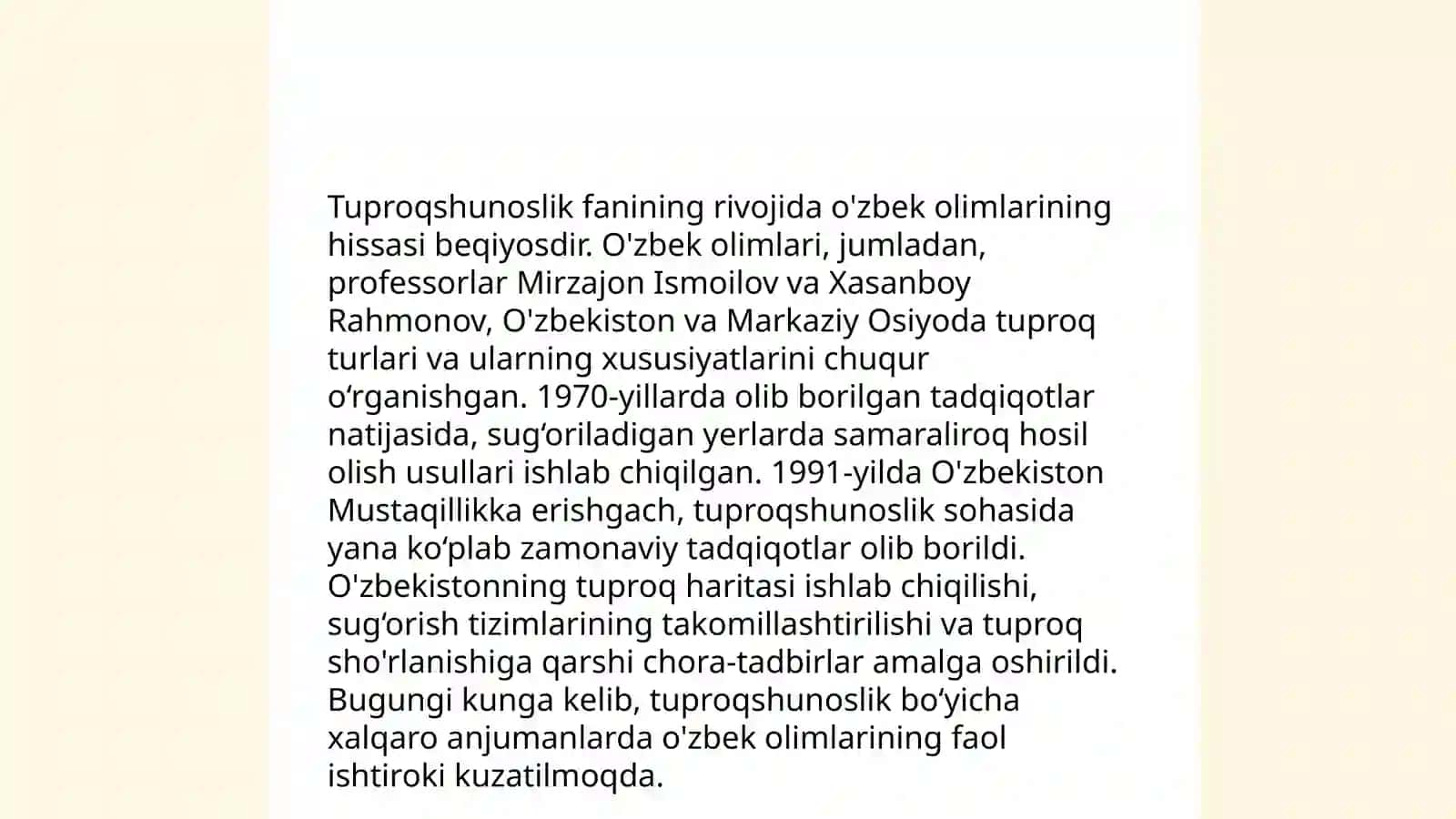 Tuproqlarni tatbiq etishda uzbek olimlarini hissasi 3