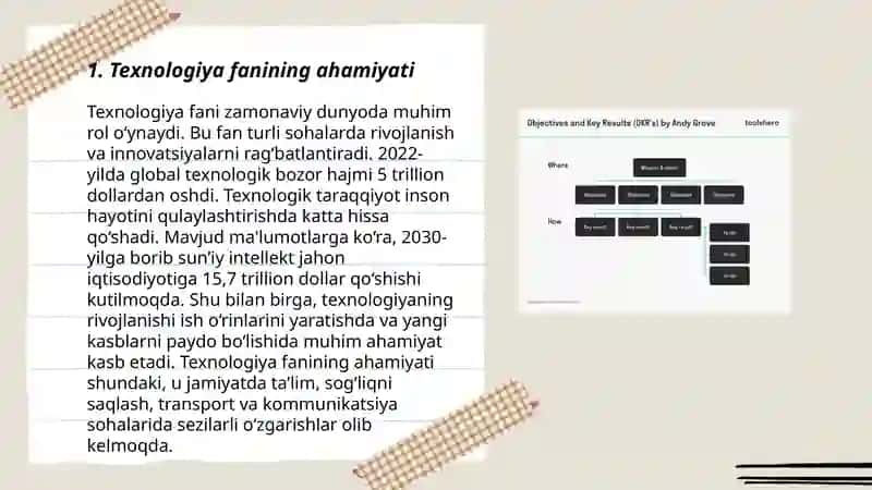Texnologiya fani va tarbiyasining maqsad va vazifalari 3