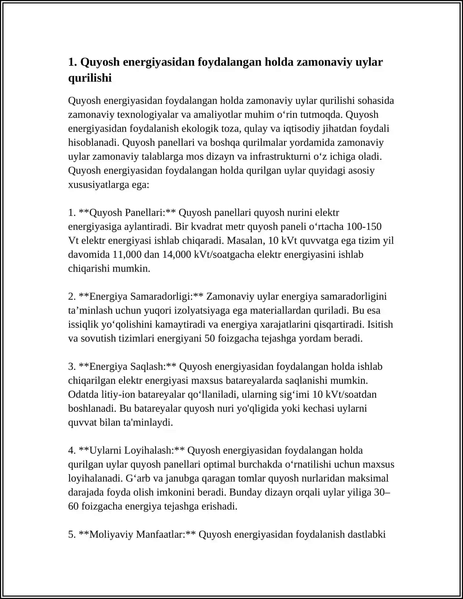 ZAMONAVIY TEXNOLOGIYALAR OLAMI ( ENERGETIKA,KOSMIK TADQIQOTLAR,BIOTEXNOLOGIYA LAR, NANOTEXOLOGIYALAR) 3