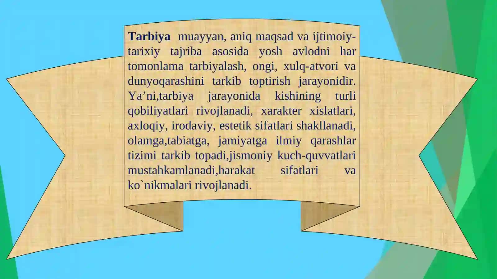 Tаrbiya jаrаyonining mоhiyati vа mаzmuni 3
