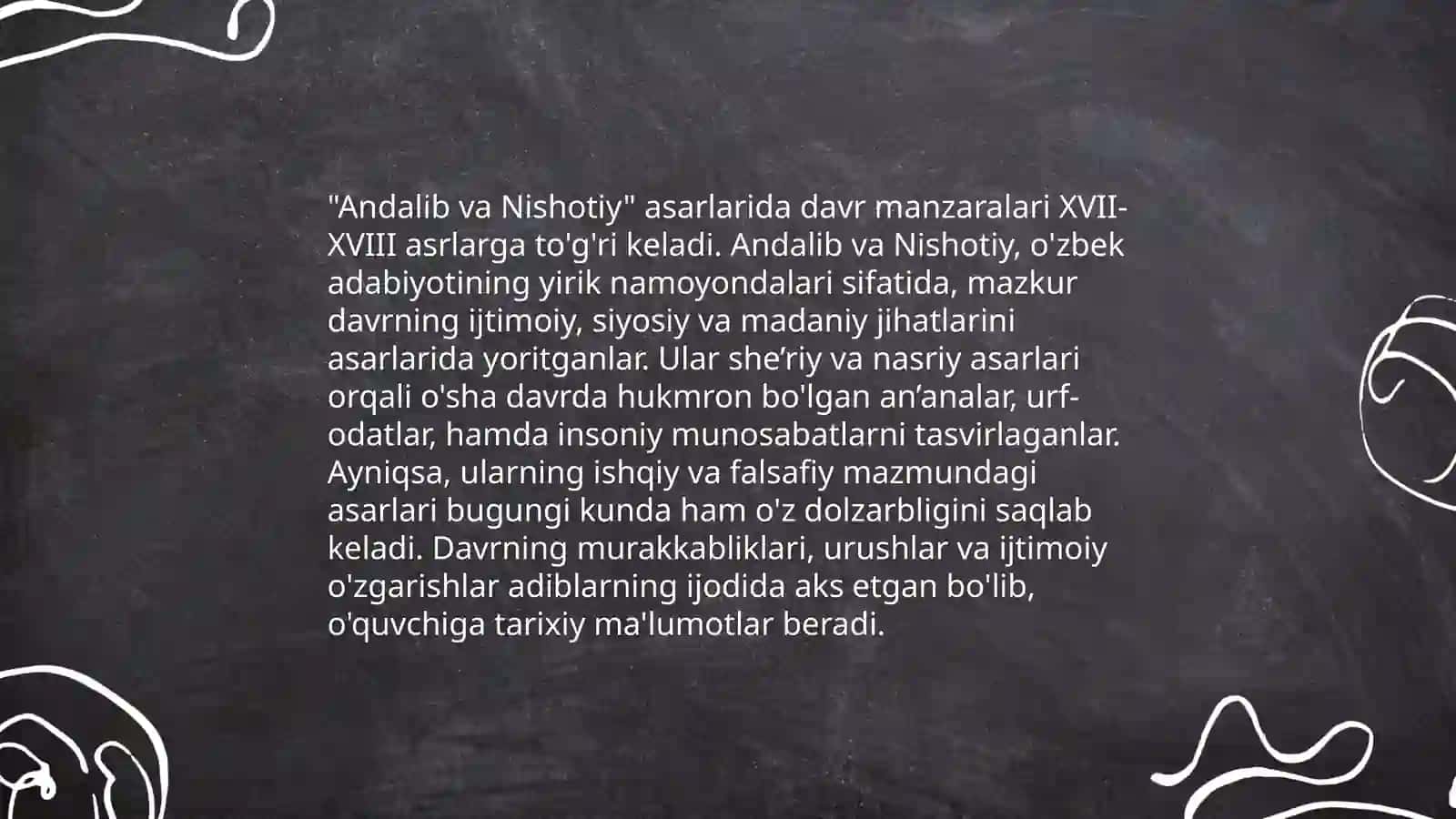 Andalib va Nishotiy dostonlari misolida davr dostonchiligi borasida mulohaza yuritish 3