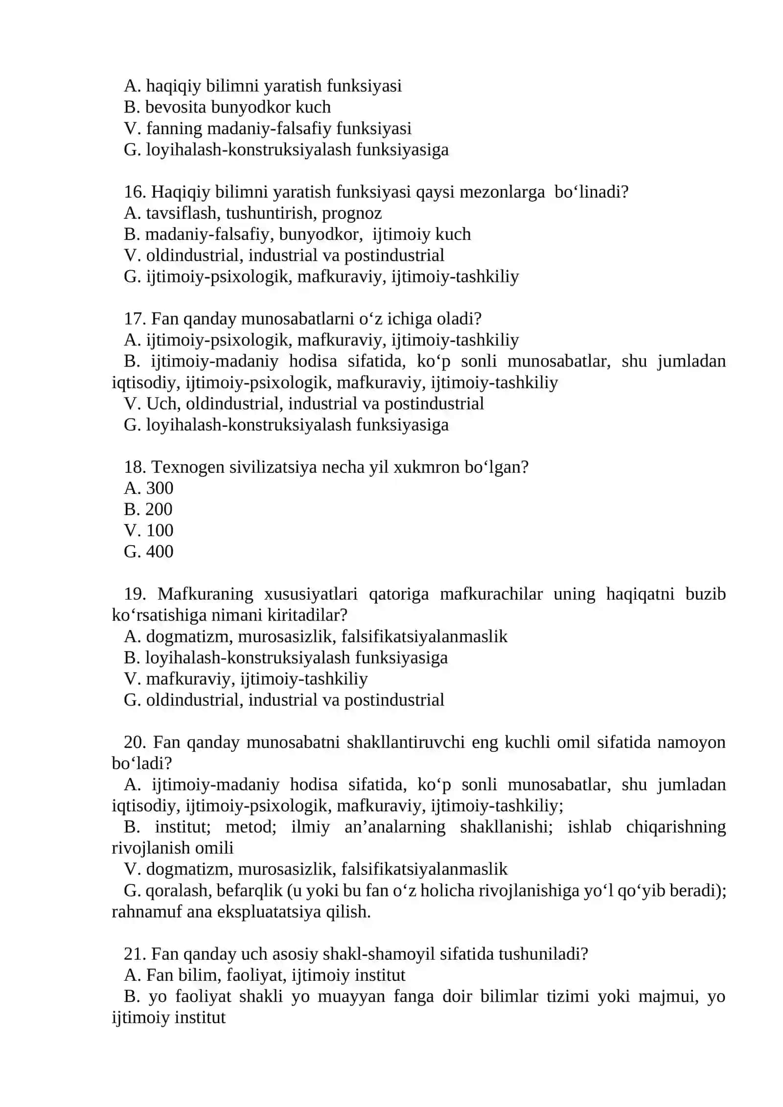Texnogen rivojlanishning madaniy matritsasi 3
