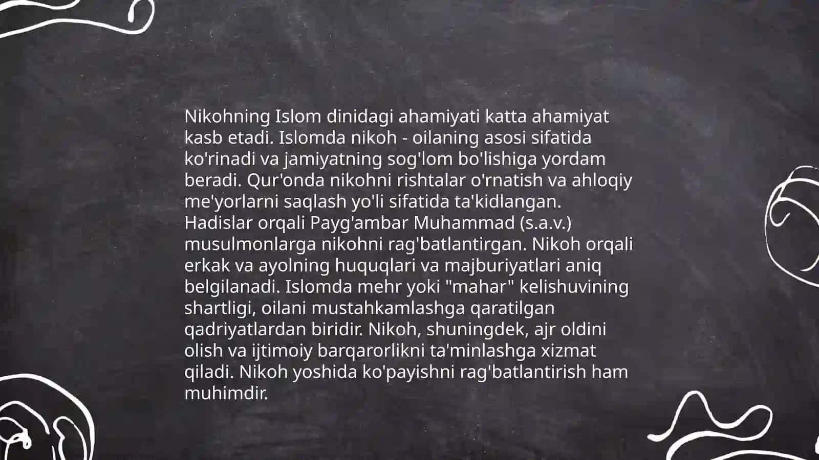Islom huquqshinosligida oila nikoh taloq tushunchalarini tariflash 3