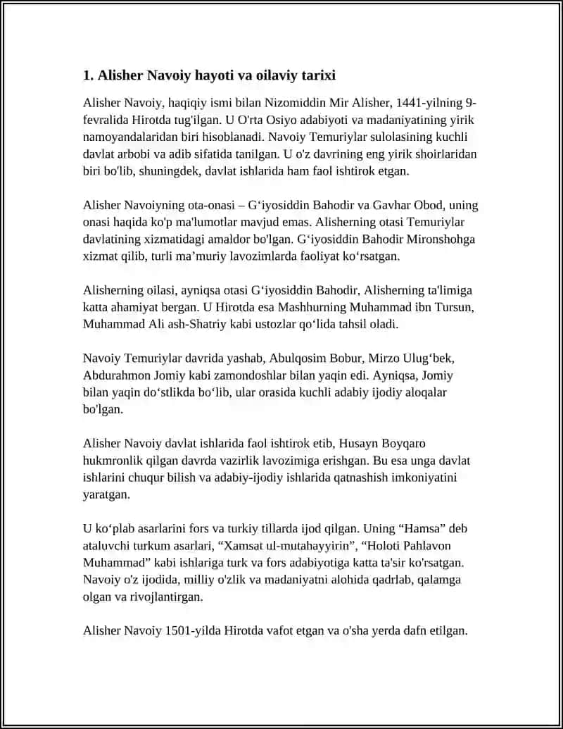 ALISHER NAVOIY 3