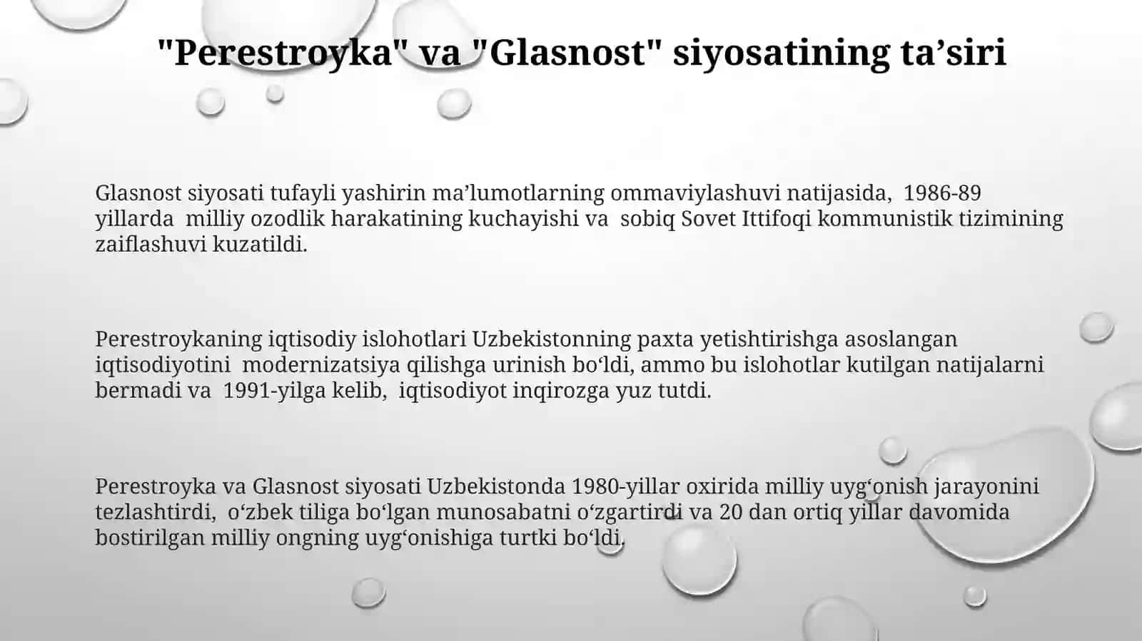 Mustaqillik Arafasida Oʻzbekistonda Ijtimoiy-Siyosiy Vaziyat 3